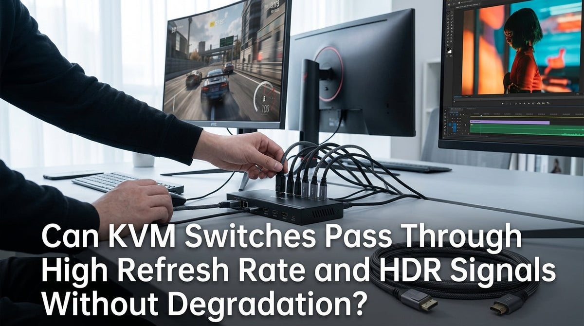 KVM Switch for High Refresh Rate & HDR Monitors