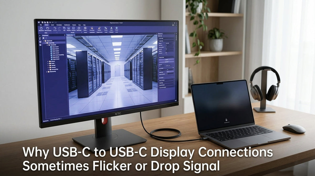 Why USB-C to USB-C Display Connections Sometimes Flicker or Drop Signal