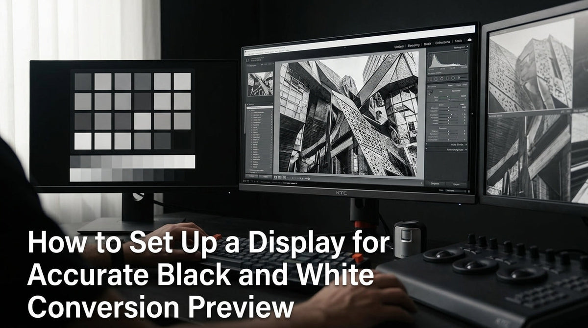 How to Set Up a Display for Accurate Black and White Conversion Preview