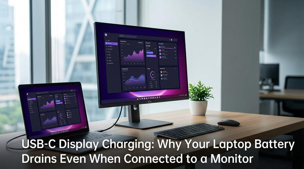 USB-C Display Charging: Why Your Laptop Battery Drains Even When Connected to a Monitor