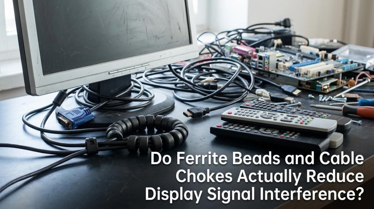 Do Ferrite Beads and Cable Chokes Actually Reduce Display Signal Interference?