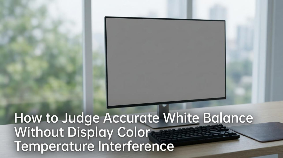 How to Judge Accurate White Balance Without Display Color Temperature Interference