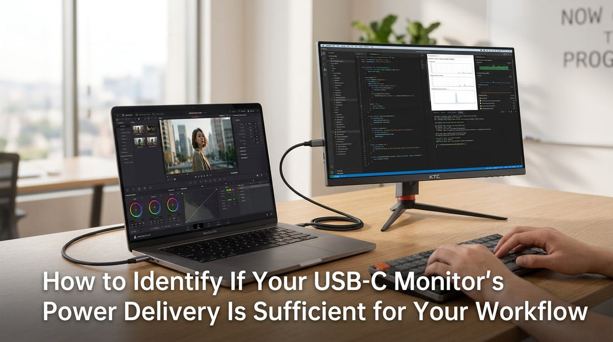How to Identify If Your USB-C Monitor’s Power Delivery Is Sufficient for Your Workflow
