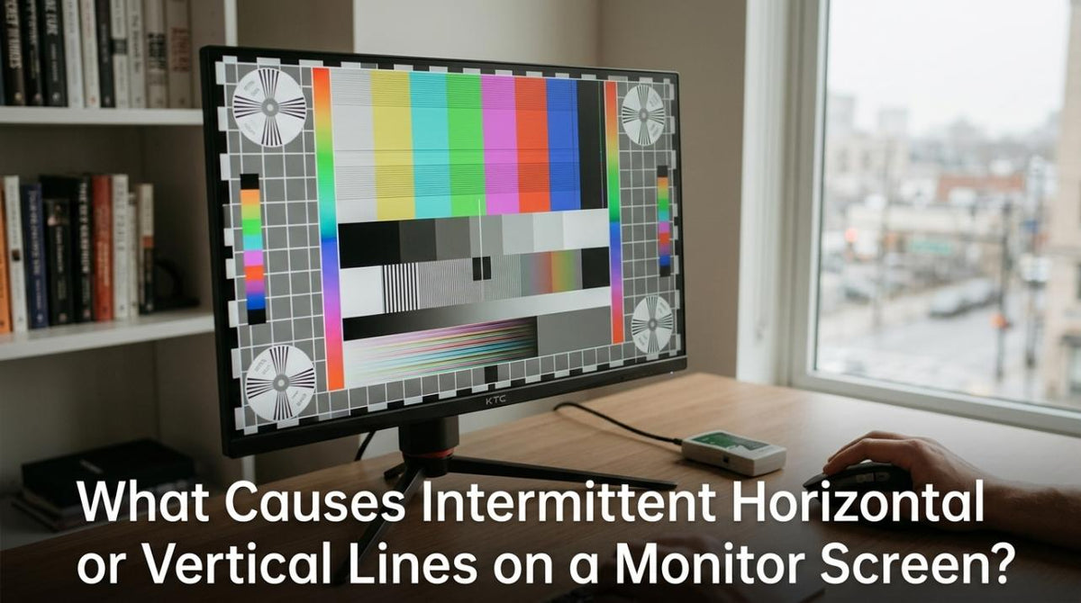 What Causes Intermittent Horizontal or Vertical Lines on a Monitor Screen?