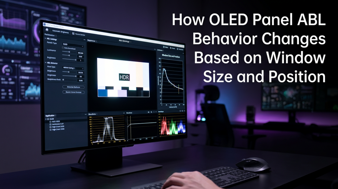 How OLED Panel ABL Behavior Changes Based on Window Size and Position