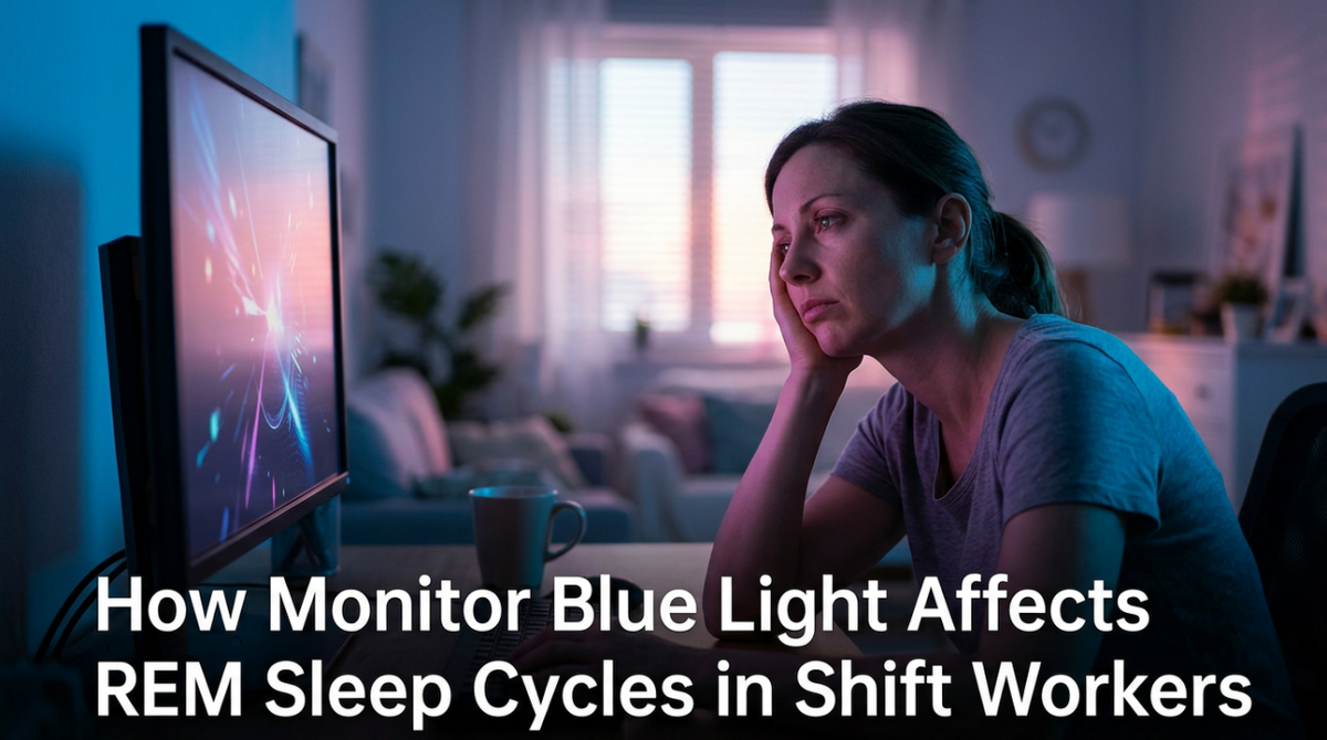 How Monitor Blue Light Affects REM Sleep Cycles in Shift Workers