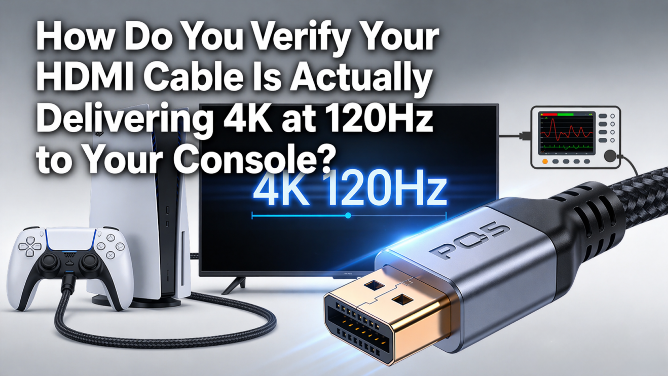 How Do You Verify Your HDMI Cable Is Actually Delivering 4K at 120Hz to Your Console?