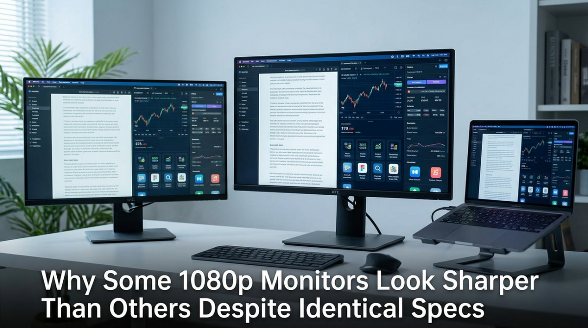 Why Some 1080p Monitors Look Sharper Than Others Despite Identical Specs