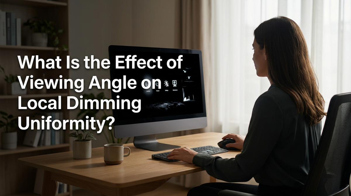 What Is the Effect of Viewing Angle on Local Dimming Uniformity?