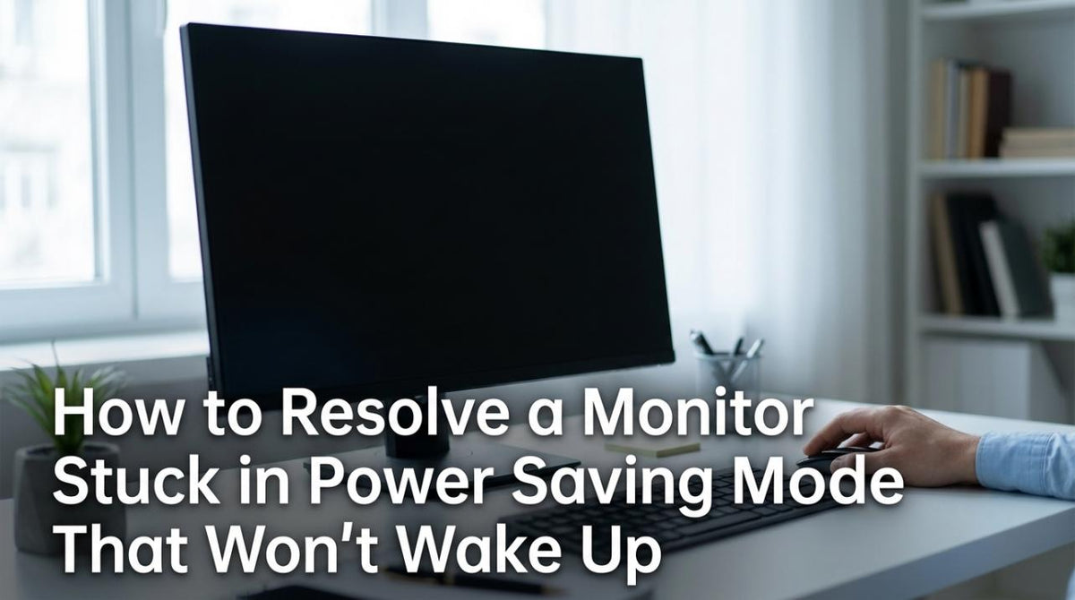 How to Resolve a Monitor Stuck in Power Saving Mode That Won’t Wake Up