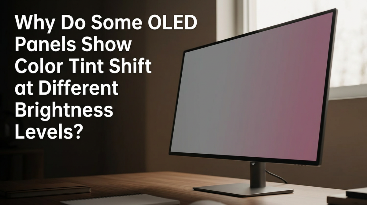 Why Do Some OLED Panels Show Color Tint Shift at Different Brightness Levels?