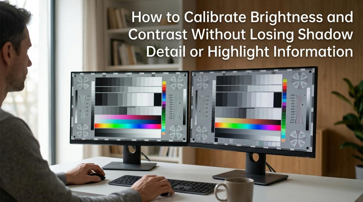 How to Calibrate Brightness and Contrast Without Losing Shadow Detail or Highlight Information