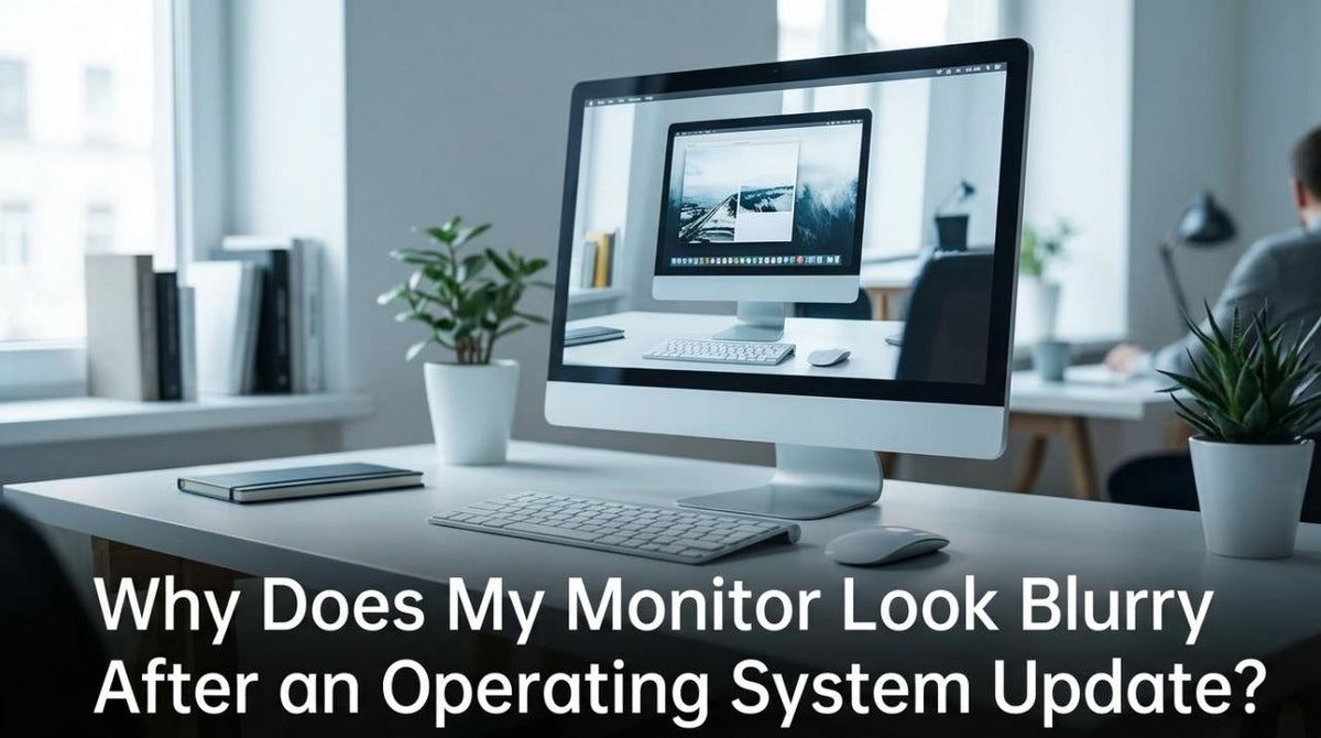 Why Does My Monitor Look Blurry After an Operating System Update?