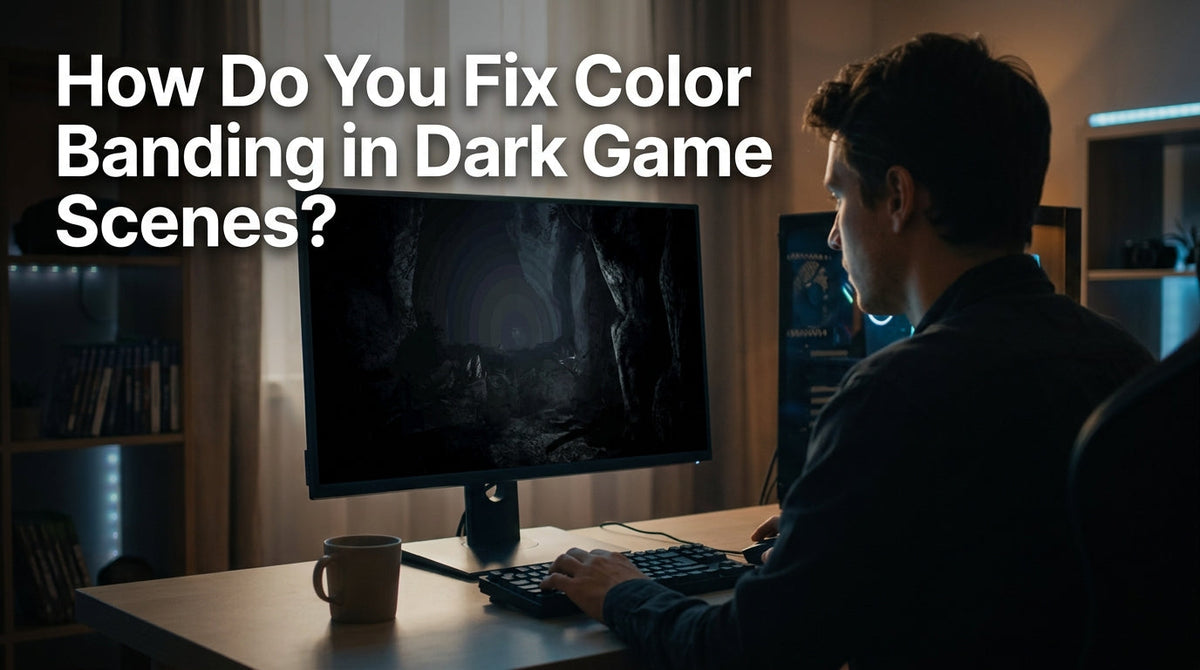 How Do You Fix Color Banding in Dark Game Scenes?