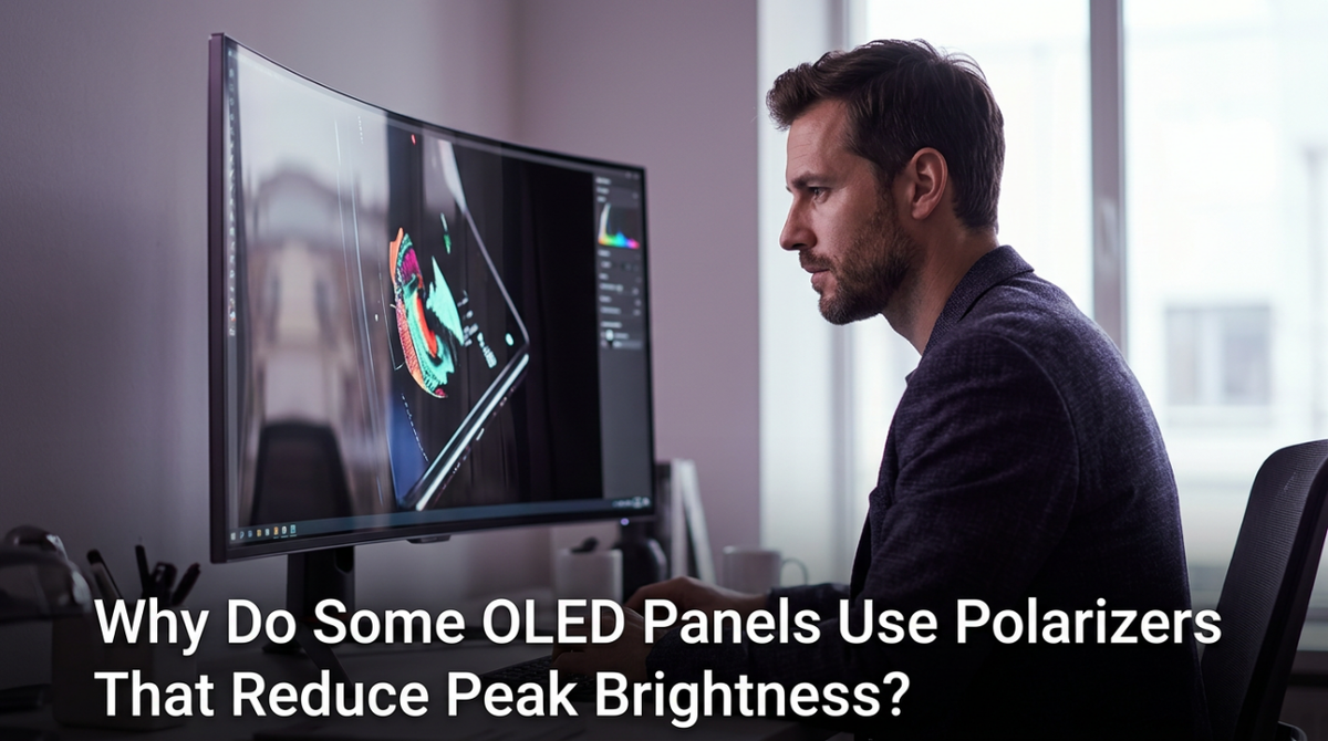 Why Do Some OLED Panels Use Polarizers That Reduce Peak Brightness?