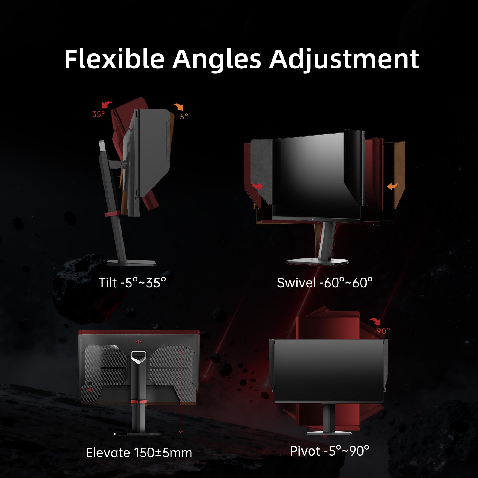 KTC 27" 2K 210Hz wtih Shielding Hood Gaming monitor丨27M1