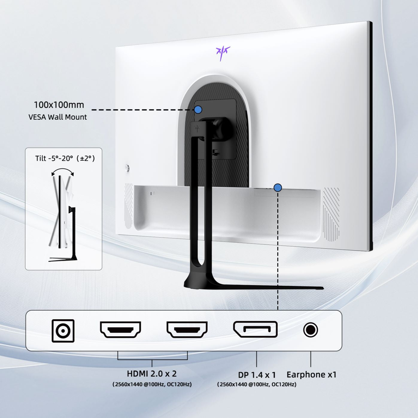 KTC 32" 2K IPS 100Hz/120Hz Home&Office Monitor | H32D6