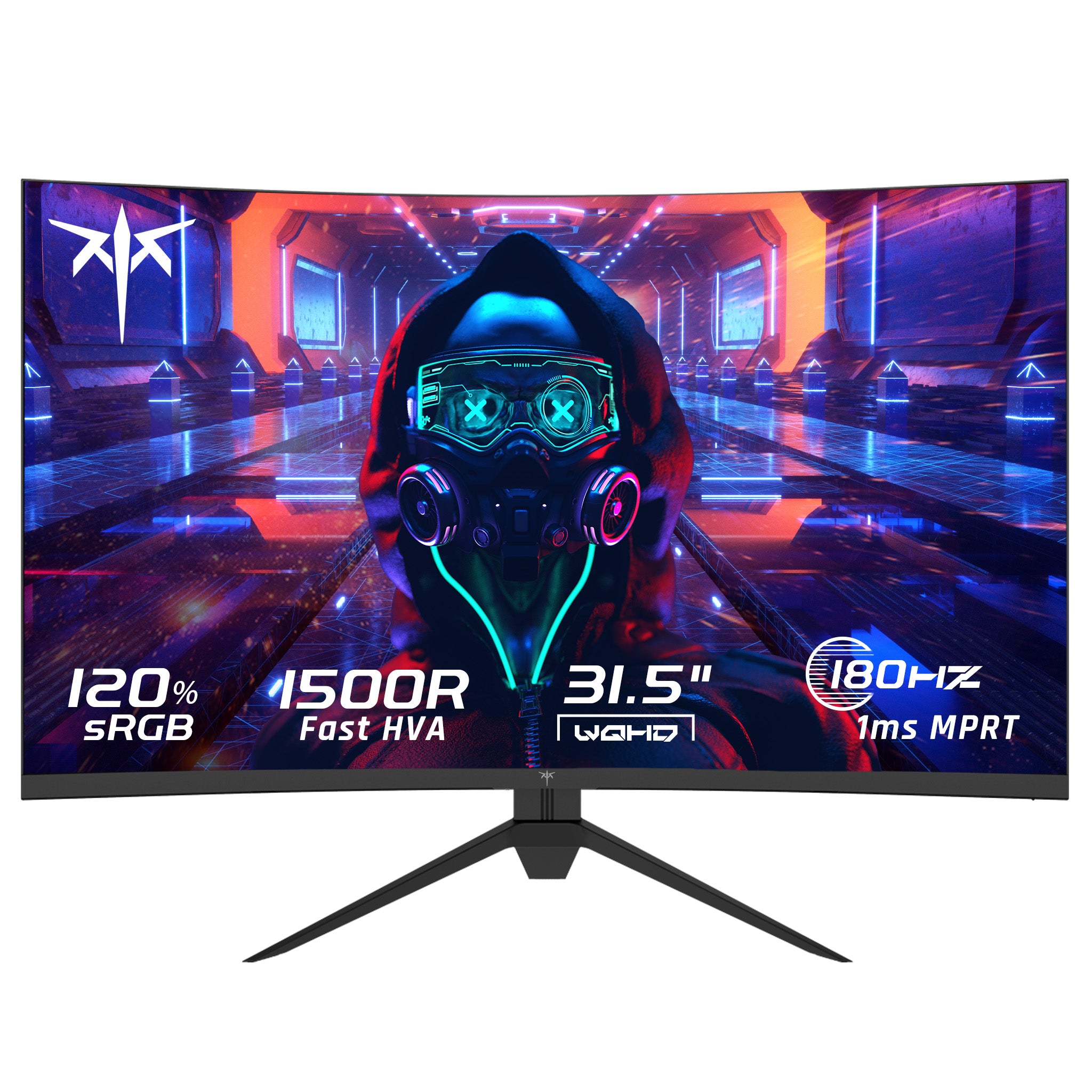 KTC 32" 2K 180Hz 1500R Curved Wall Mount Gaming Monitor | H32S17