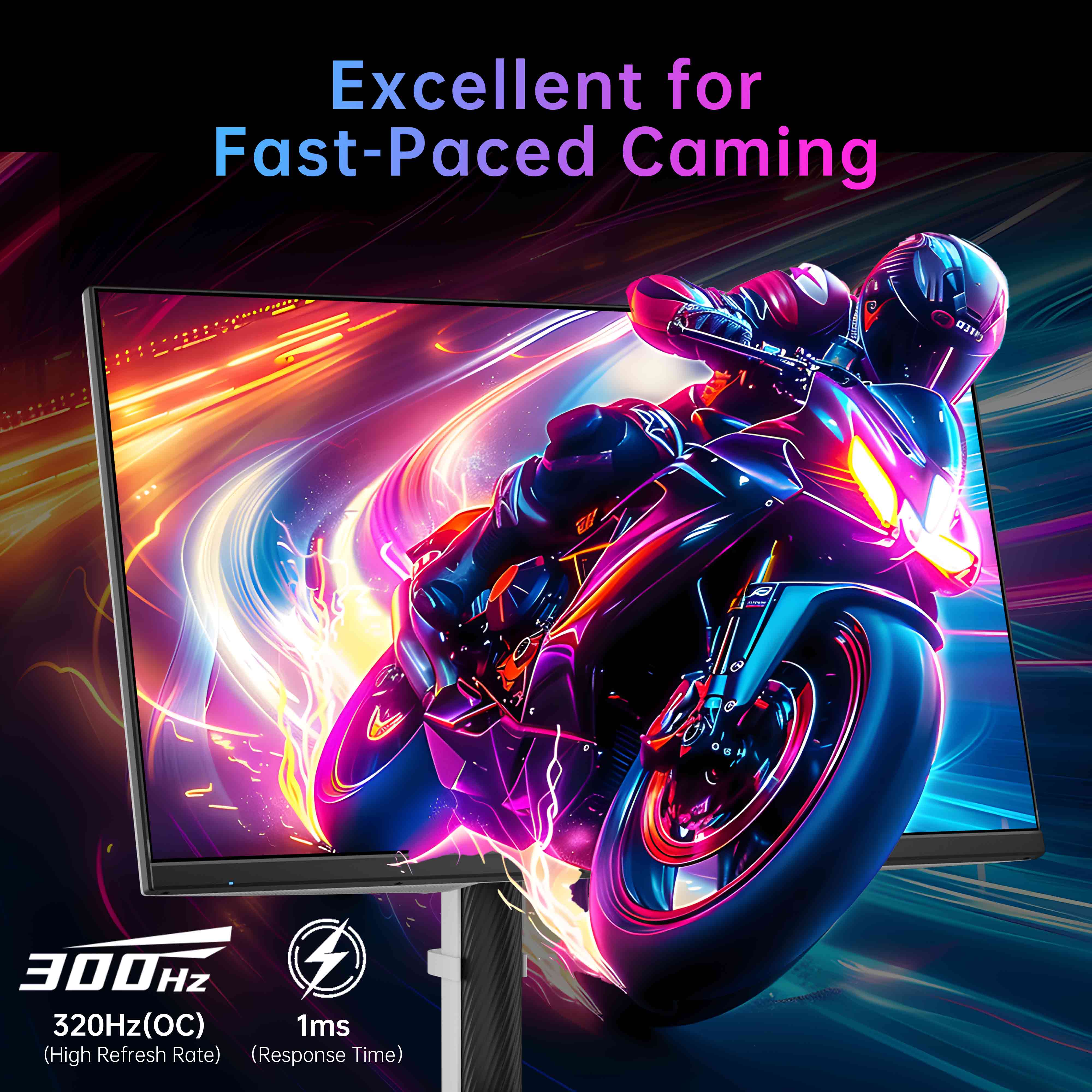 KTC 27" 2K 300Hz/1ms Gaming Vertical Monitor | H27E6