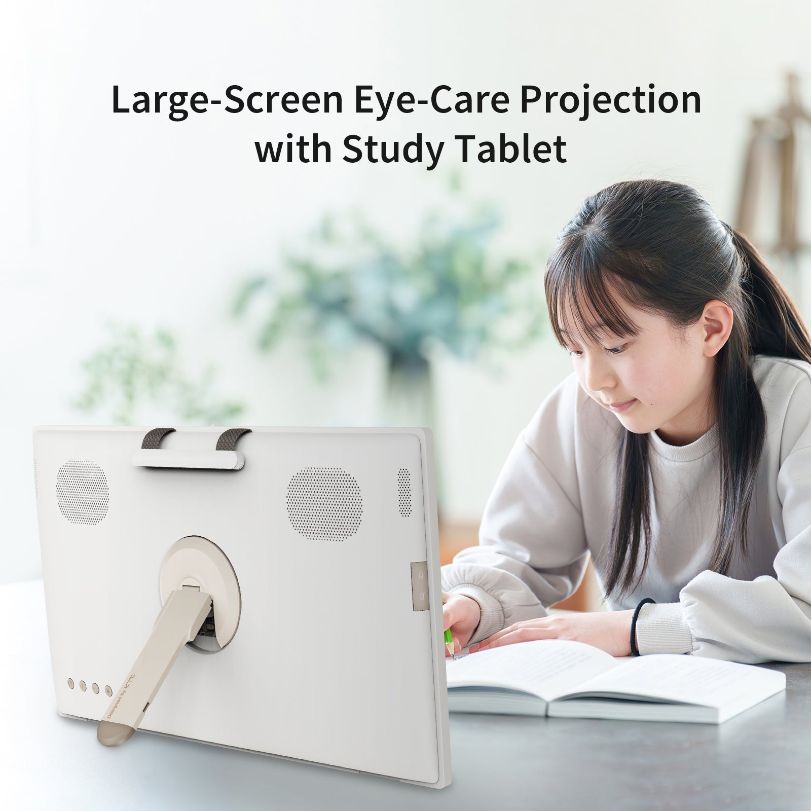 KTC 25" portable monitor with large screen eye-care projection, ideal for study and work