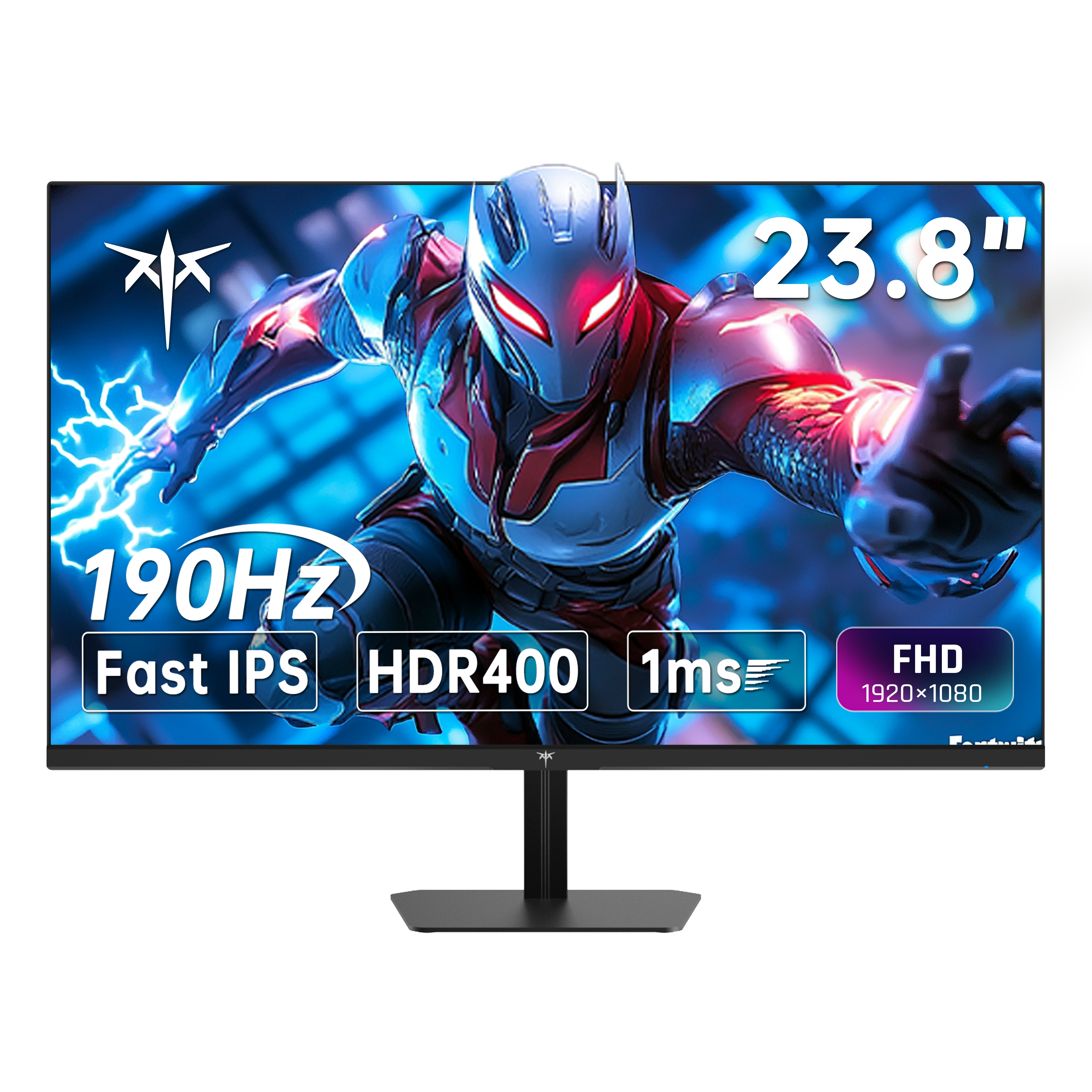 KTC 24 inch gaming monitor with 190Hz refresh rate, Fast IPS panel, HDR400, and 1ms response time for esports player