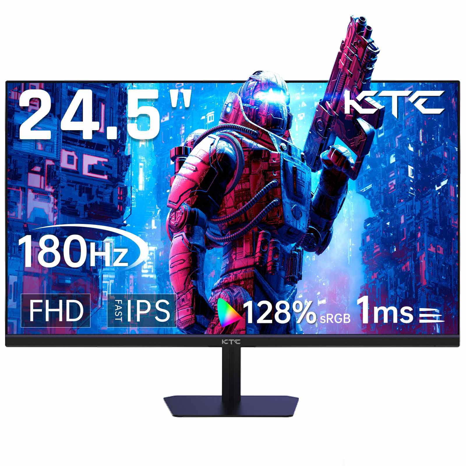 KTC 24.5" FHD 180Hz 1ms Wall Mount Gaming Monitor | H25T7