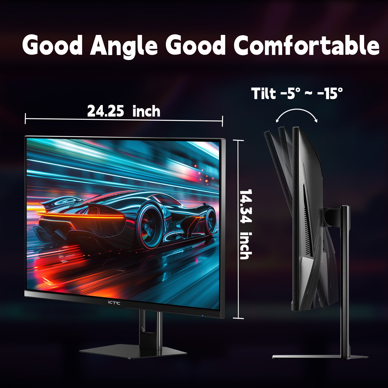 KTC 27" FHD 180Hz 1ms Wall Mount Gaming Monitor | H27F22