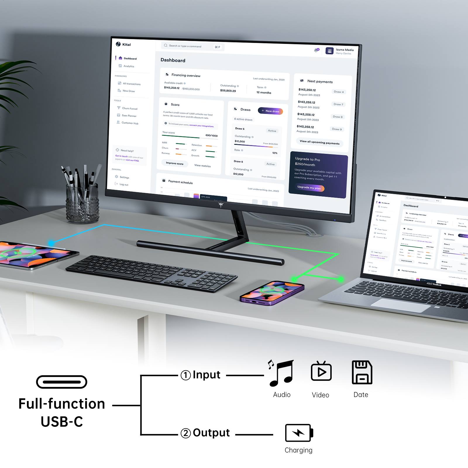 KTC 27" 5K IPS 60Hz/120Hz Home&Office Monitor | H27P3