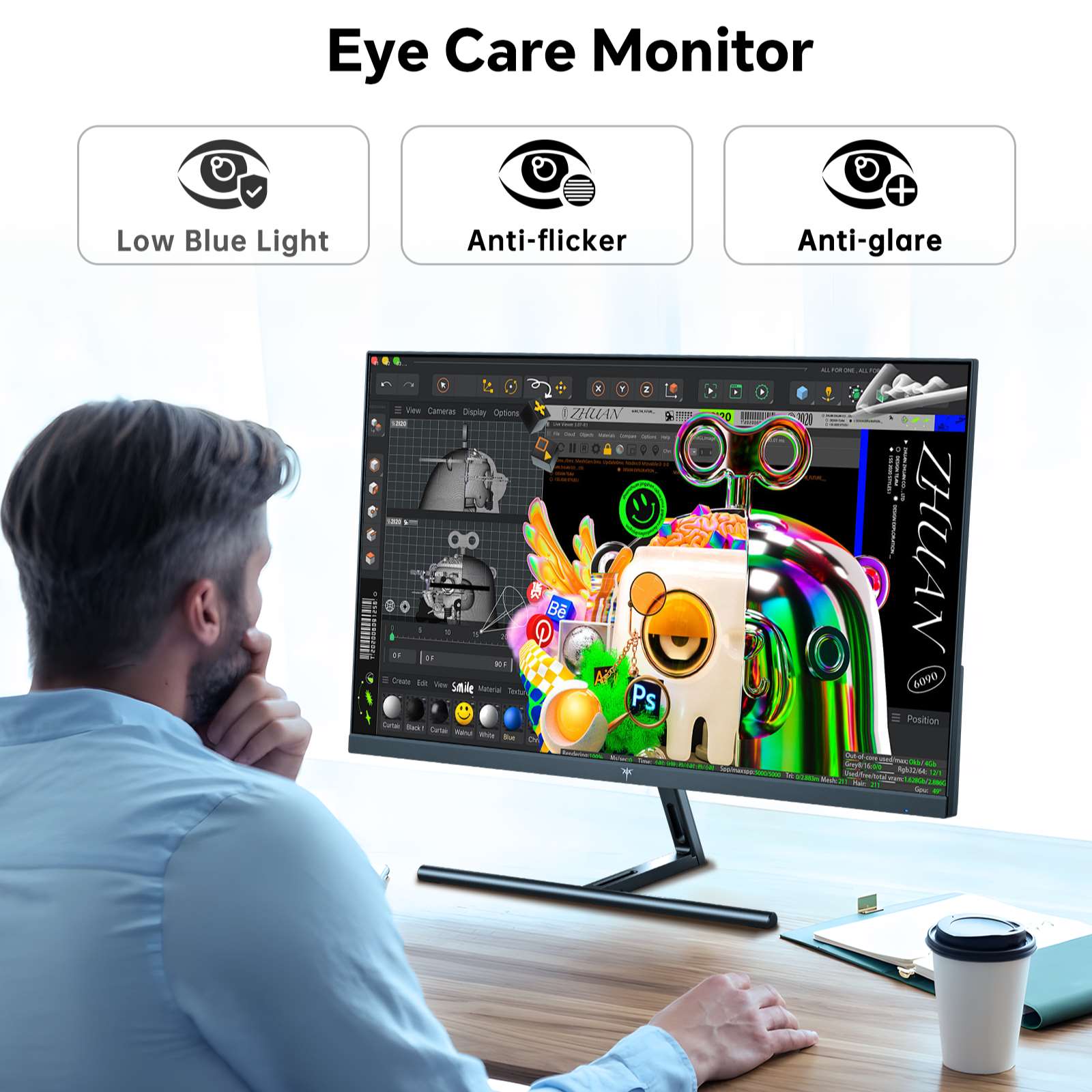KTC 27" 5K IPS 60Hz/120Hz Home&Office Monitor | H27P3