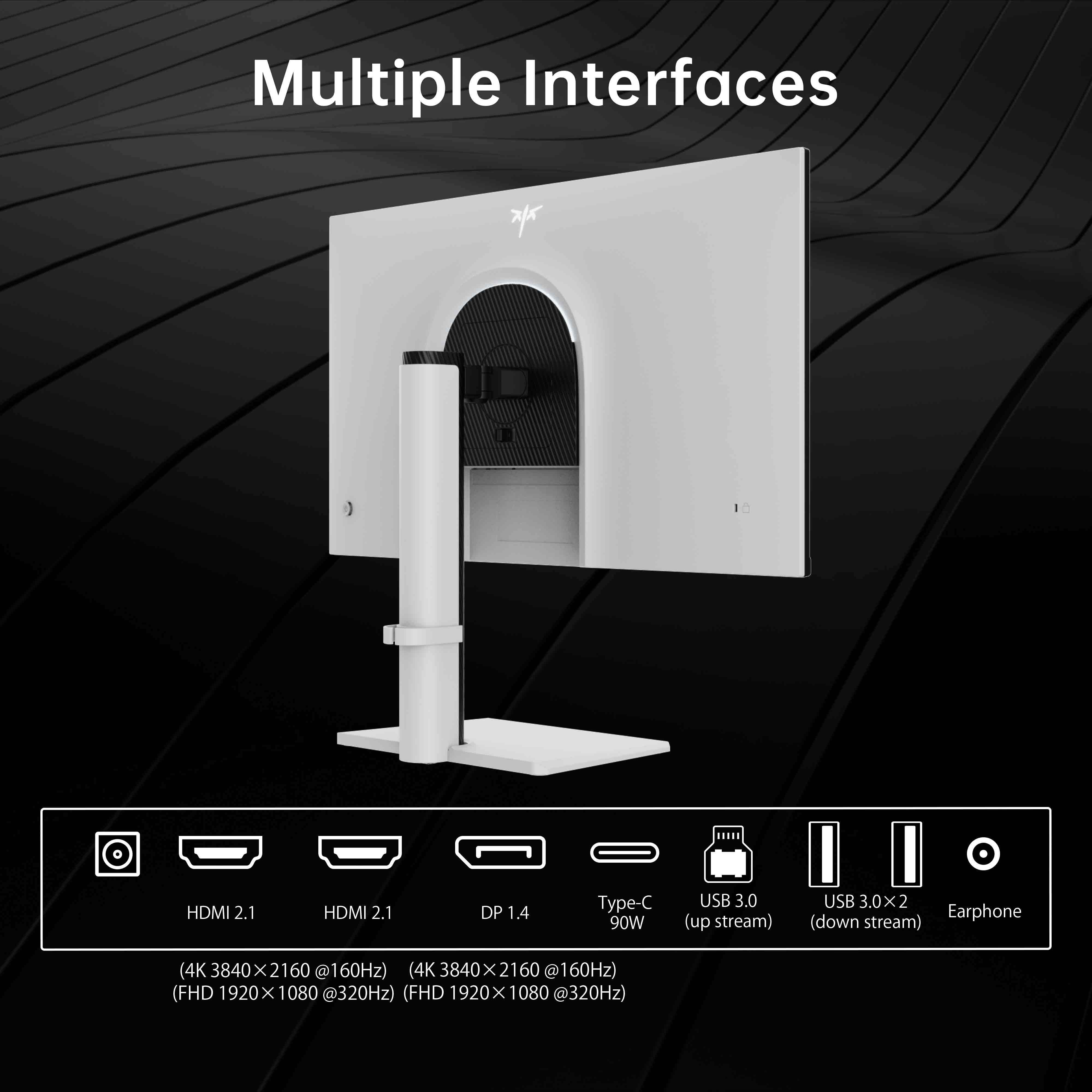 KTC 27" 4K 160Hz/320Hz 90W Gaming Monitor | H27P6