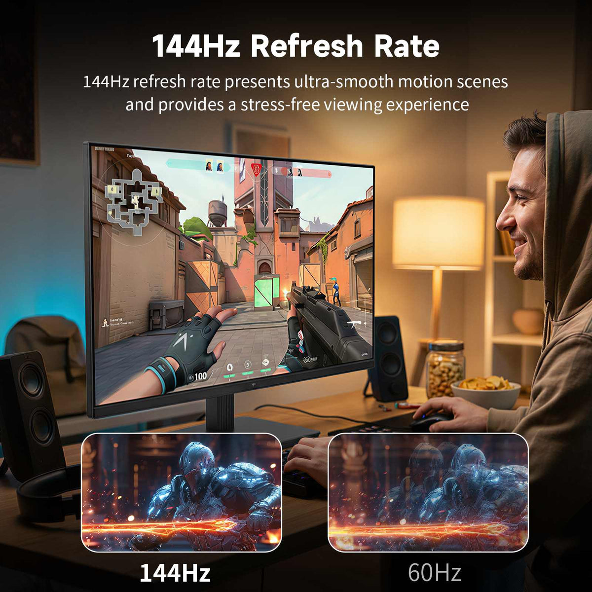 KTC 27" 2K 144Hz HVA High-contrast Gaming Monitor丨H27T27S