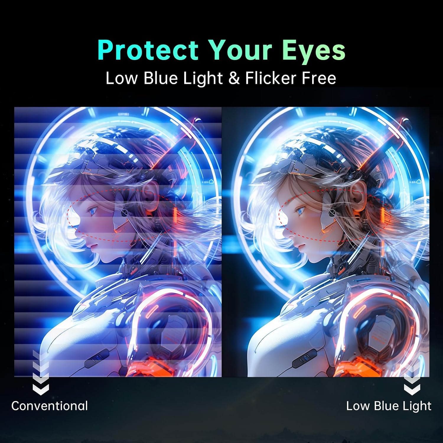 KTC 32" 2K 180Hz 1500R Curved Wall Mount Gaming Monitor | H32S17