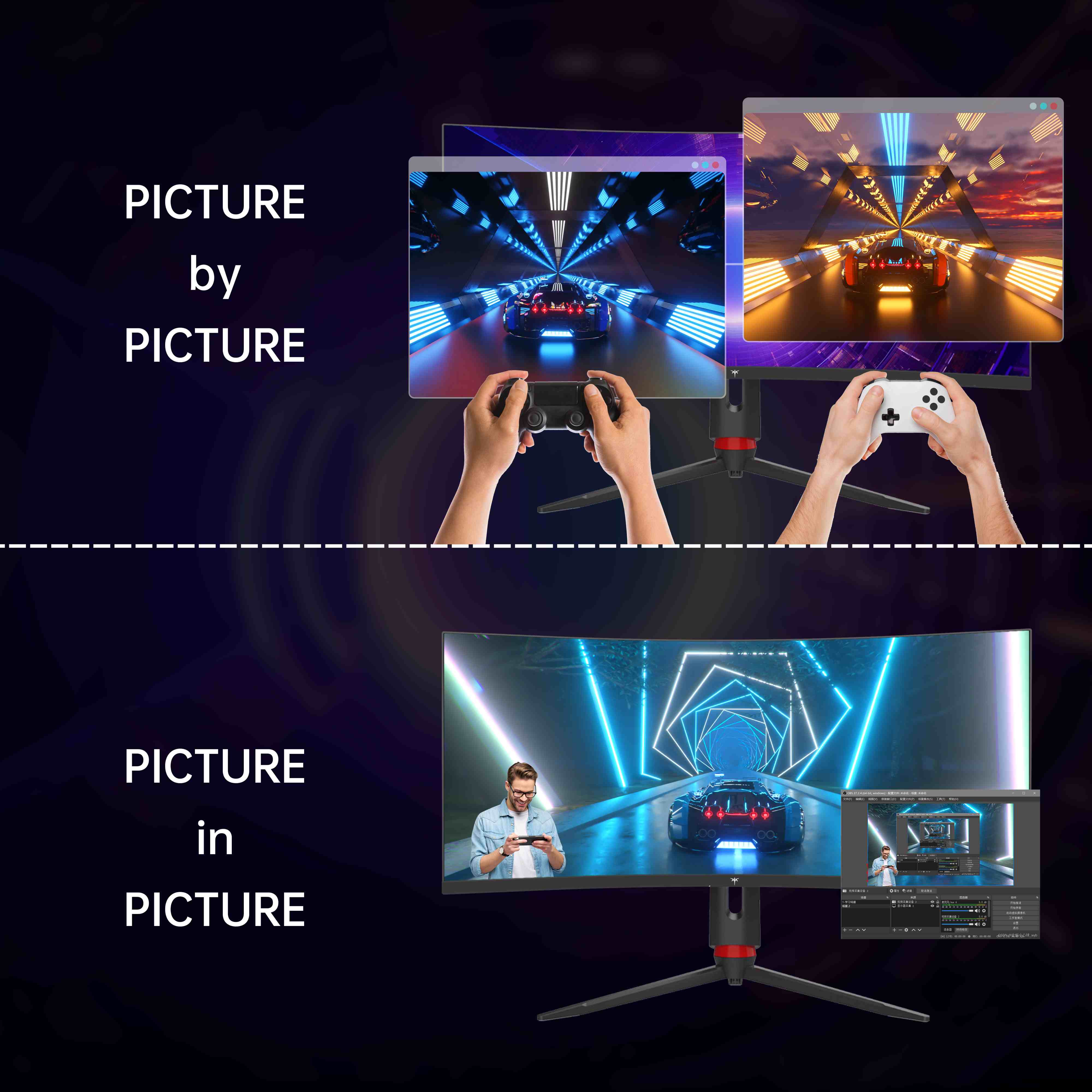 KTC 34" 2K 180Hz/1ms 1500R Curved Gaming Monitor | H34S18S