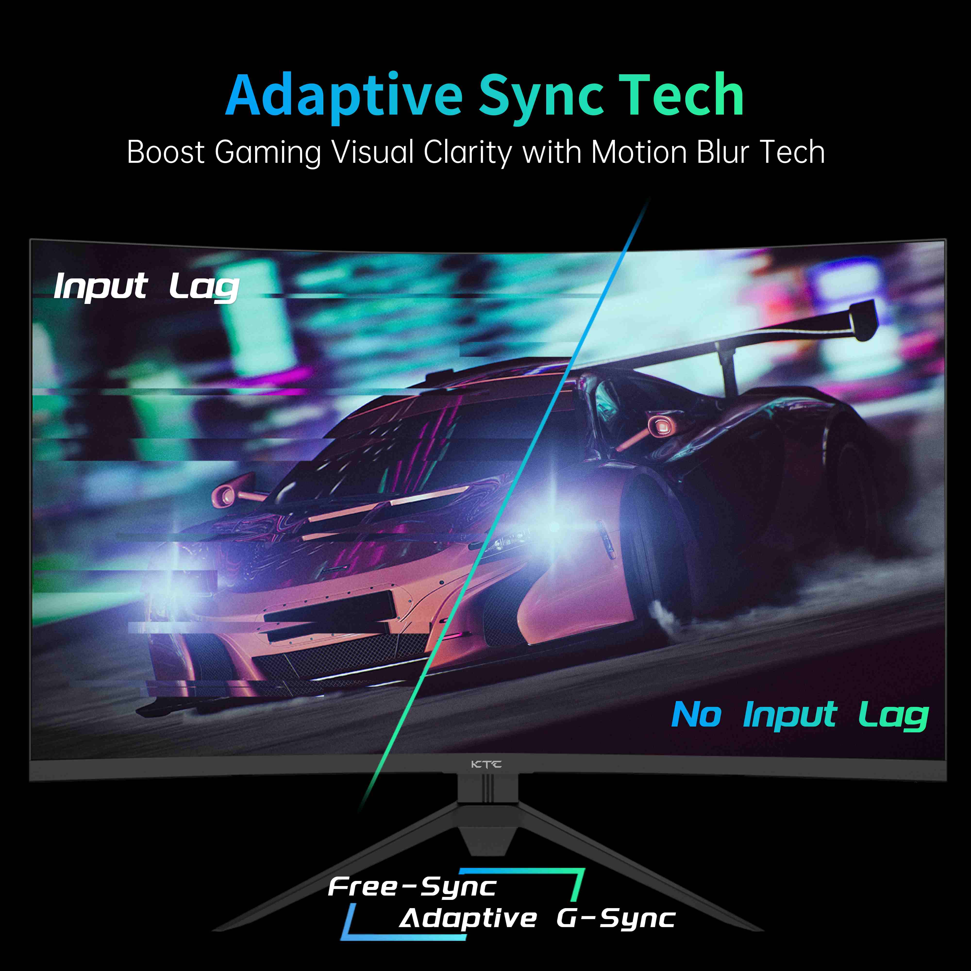 KTC 27" 2K 180Hz/1ms 1500R Curved Gaming Monitor | H27S17