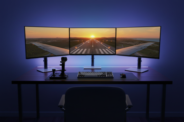 Skyward Bound: Designing the Ultimate Multi-Monitor Battle Station for Microsoft Flight Simulator