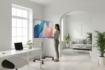 Ergonomics on Wheels: Adjusting Viewing Angles on a Rolling Monitor Stand
