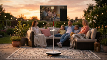 Outdoor Movie Nights with MegPad: Battery, Brightness, and Setup