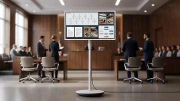 The 2026 Courtroom Display: Using Rolling 4K Screens for Litigation