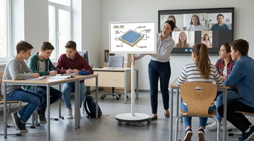 Rolling Displays for 2026 Hybrid Classrooms: Facilitating Mobile Group Work