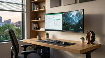 Single Monitor Setup for Work and Gaming Balance