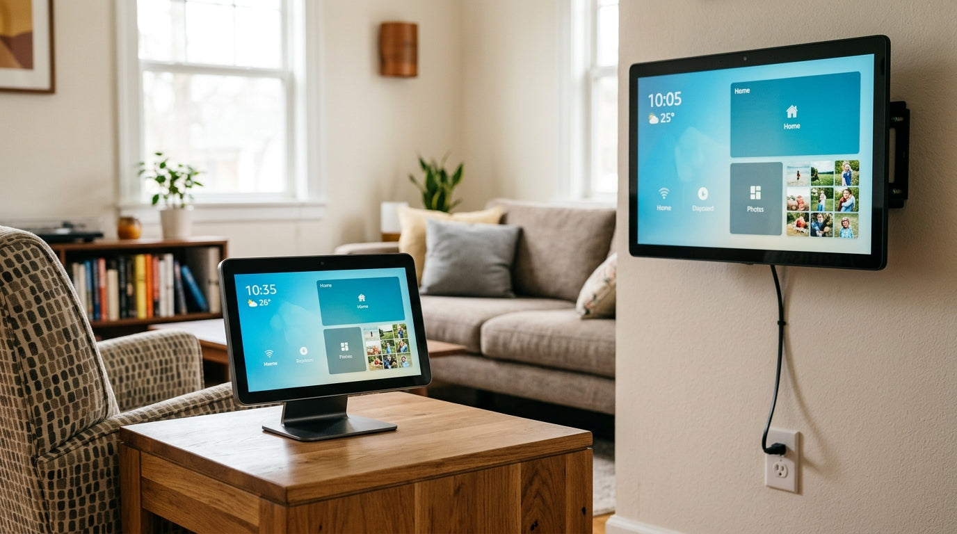 Battery vs Plugged-In Smart Display Comparison cover