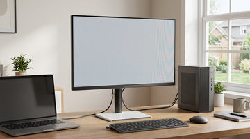 USB-C KVM Monitor Setup for Dual Computers