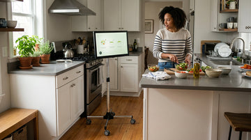 Rolling Smart Display Kitchen Hub Setup