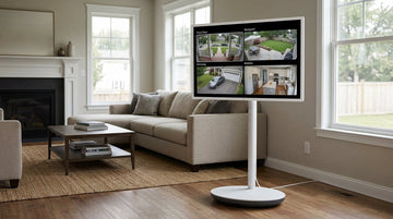 Rolling Smart Display as Security Monitor Hub