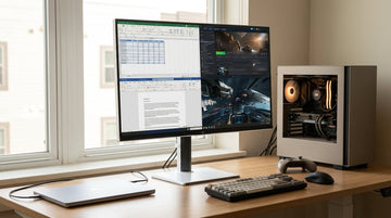 USB-C KVM Monitor Setup for Hybrid Desks