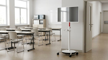 Rolling Smart Display for Education and Clinical Workflows
