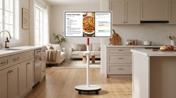Rolling Smart Display as Kitchen Hub Alternative