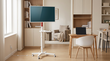 One-Screen Apartment Setup With Rolling Display
