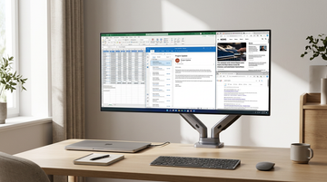 OLED Text Clarity for Office Productivity Desks