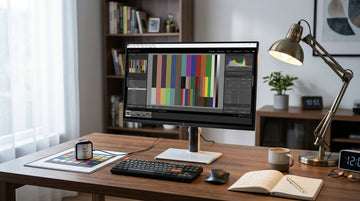 Mini-LED Calibration Workflow for Hybrid Desks